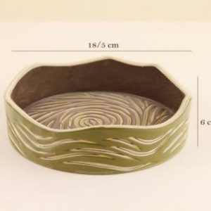 کاسه آجیل استوانه ای سرامیکی سبز برند آساگالری مدل 1-14002-GN و 2-14002-GN